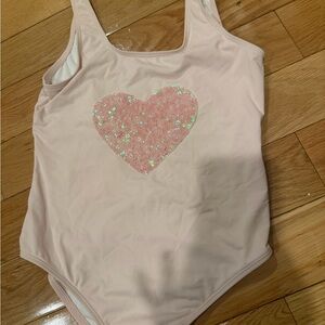 Stella Cove Pink Sequin Heart One-Piece Swimsuit 14